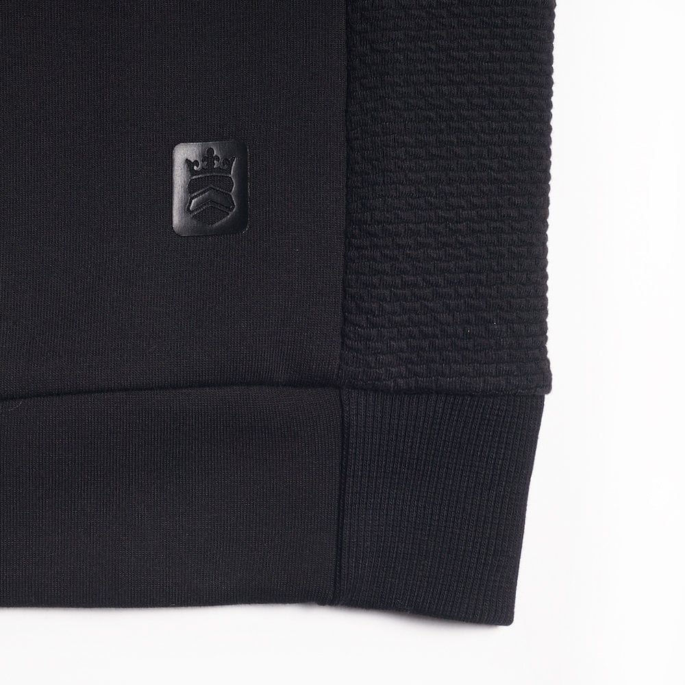 Thomas Full Zip Sweater - Black