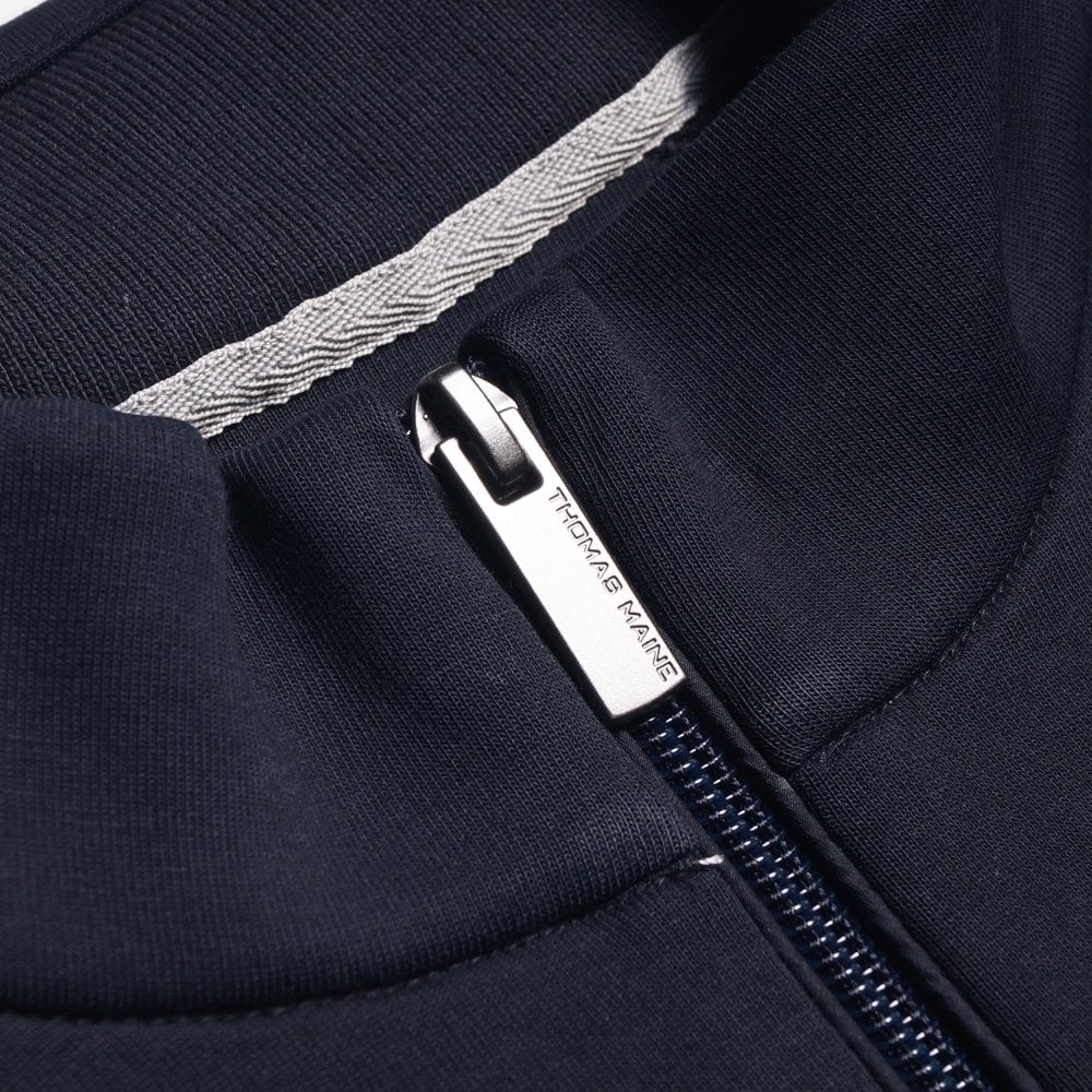 Thomas Half Zip Sweater - Navy