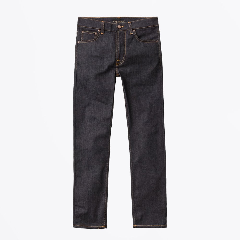 Nudie Lean Dean Jeans - Dry 16 Dips - Indigo