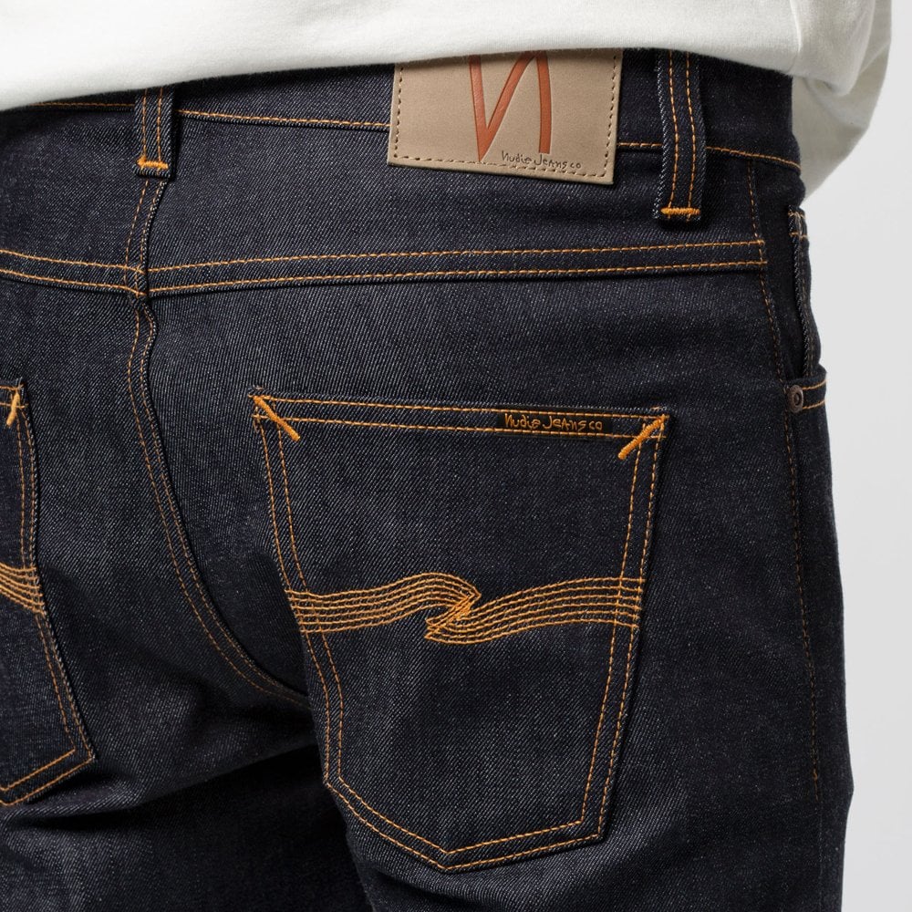 Nudie Lean Dean Jeans - Dry 16 Dips - Indigo