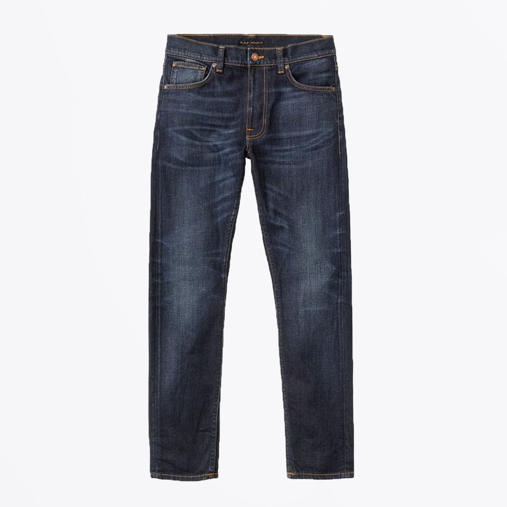 Nudie Lean Dean Jeans - Blue Force - Blue