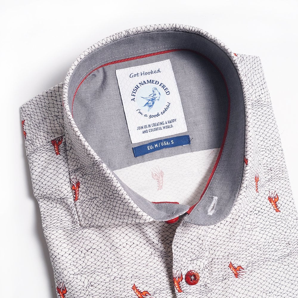 Lobster Print Shirt - White