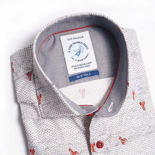 Lobster Print Shirt - White
