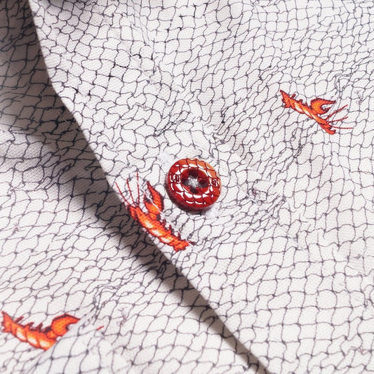 Lobster Print Shirt - White