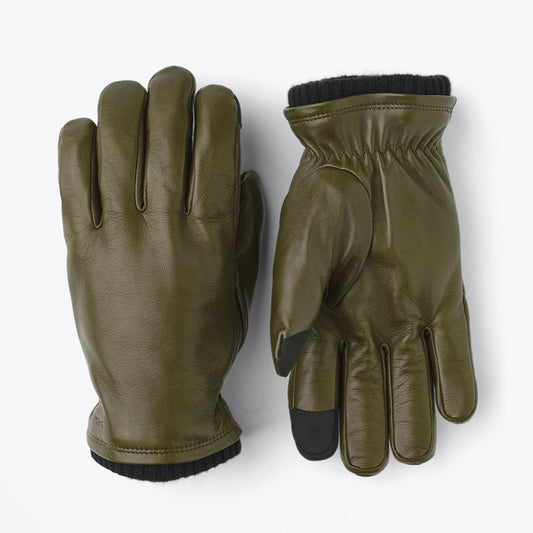 John - Leather Primaloft Gloves - Green