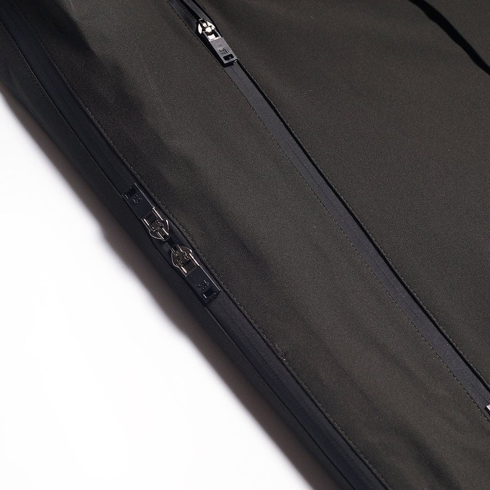 Magnetic Liner Parka Coat - Dark Green