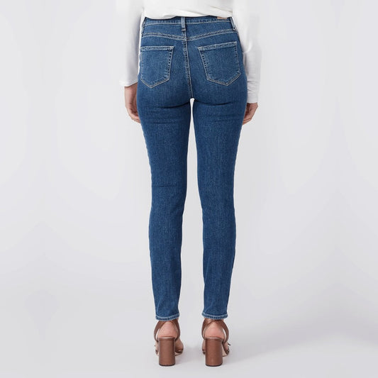 - Margot - High-Rise Ankle Skinny Jeans - Blue