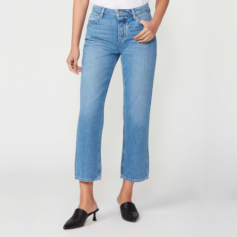 - Noella - High-Rise Straight Jeans - Light Blue