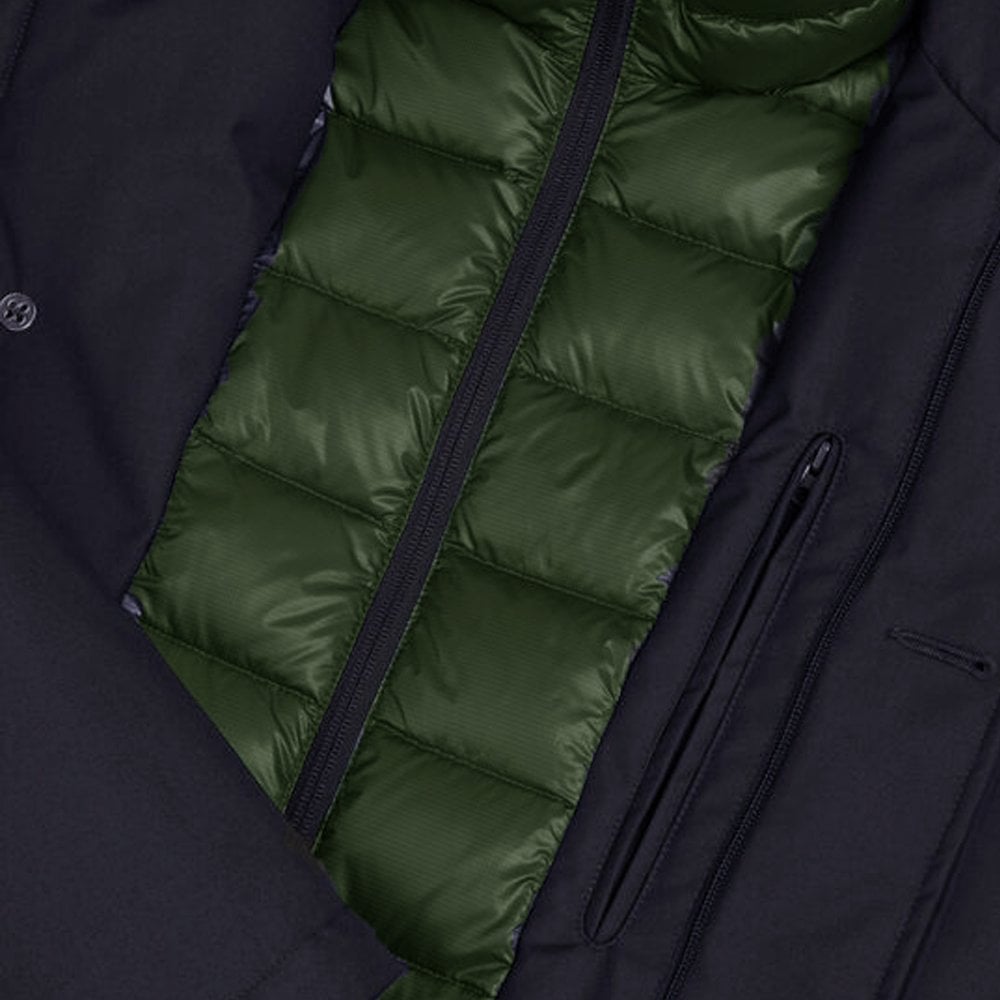 - Coat With Vest - Navy Blue