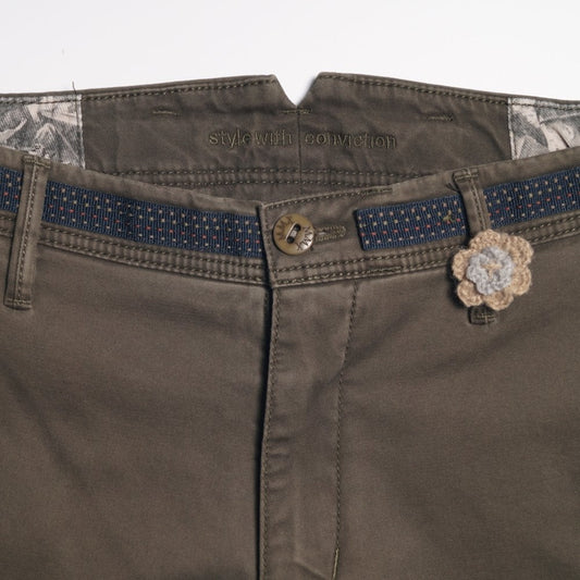 - Apus - Slim Super Stretch Chino - Green