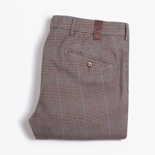 Lupus - Slim Check Trousers - Rust