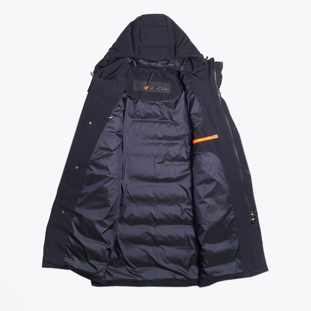 - Padded Down Eskimo Coat - Blue/Black