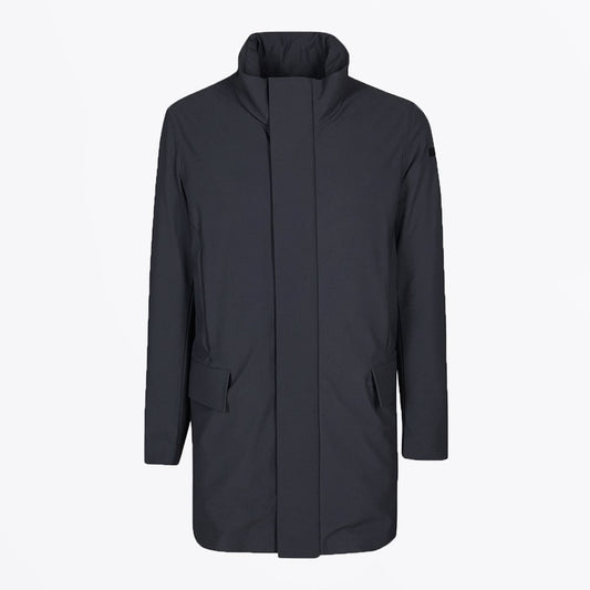 - Winter Light Raincoat - Blue/Black