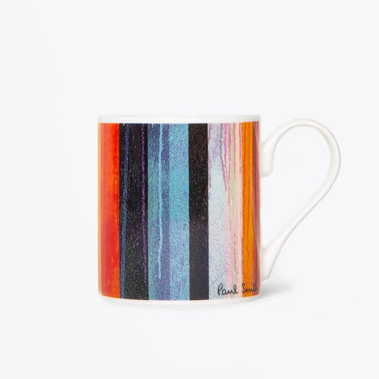- 'Artist Stripe' Print Bone China Mug