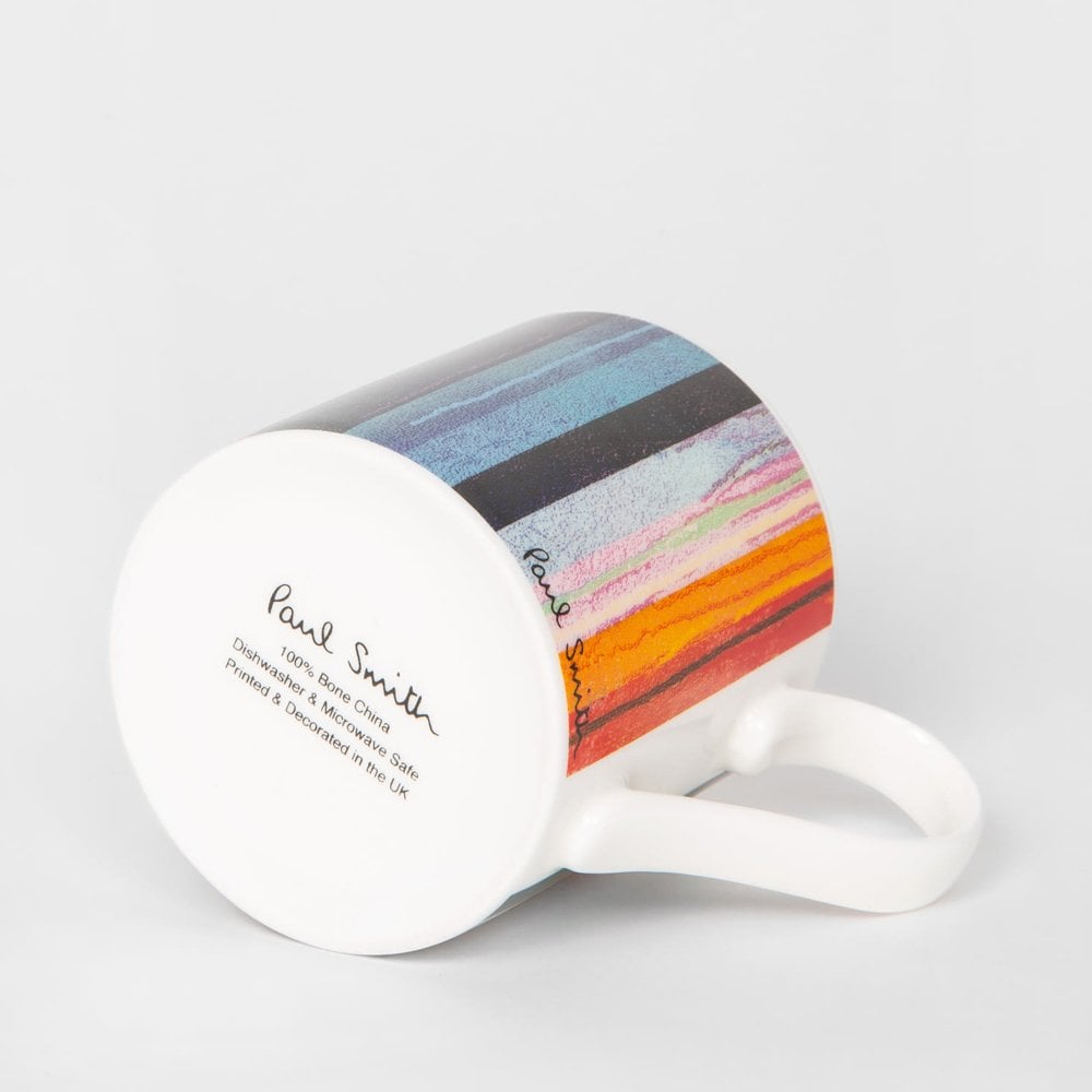 - 'Artist Stripe' Print Bone China Mug