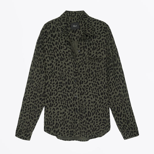 Hunter - Cheetah Print Shirt - Green/Black