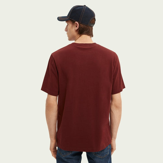 Jersey Crew-Neck T-Shirt - Burgundy