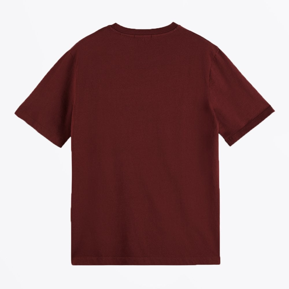 Jersey Crew-Neck T-Shirt - Burgundy