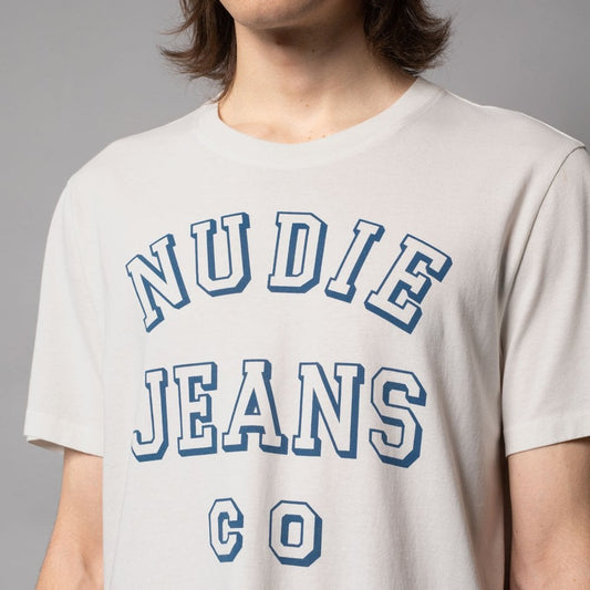 - Roy - Crew-Neck Logo Tee - White