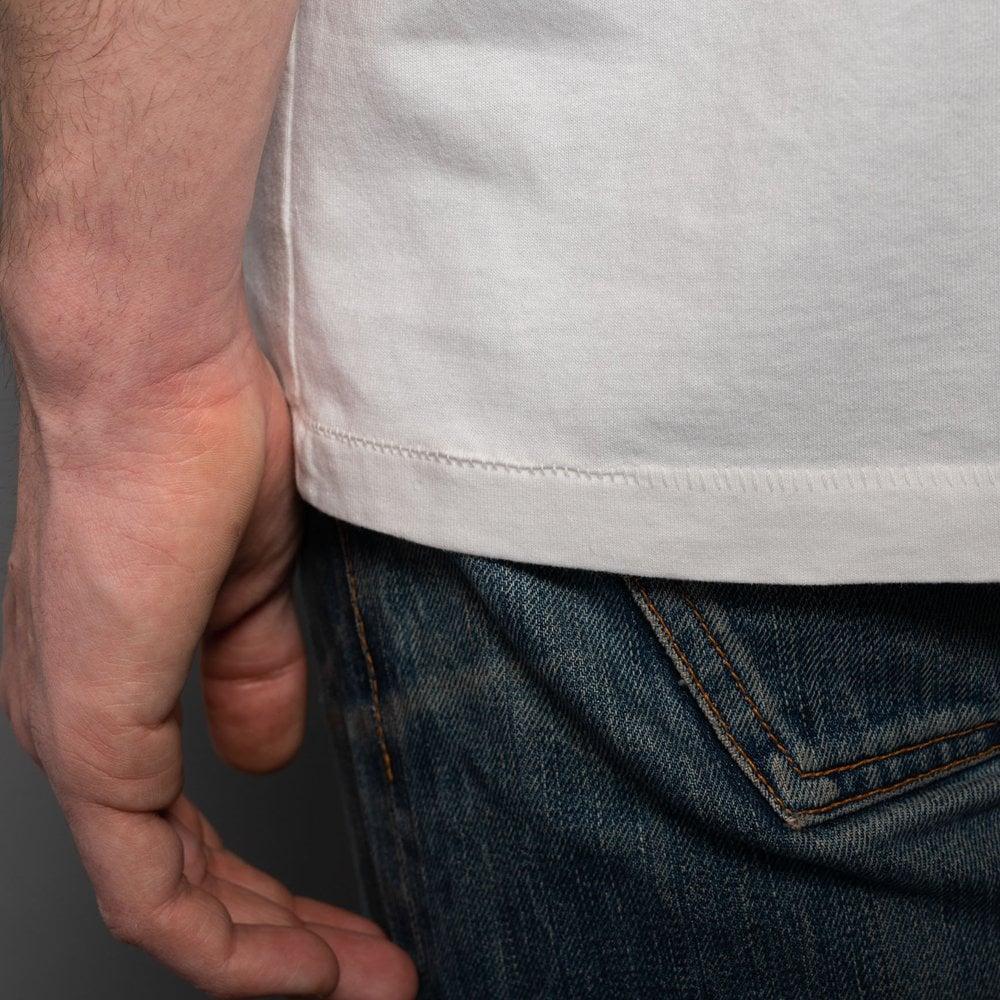 - Roy - Crew-Neck Logo Tee - White