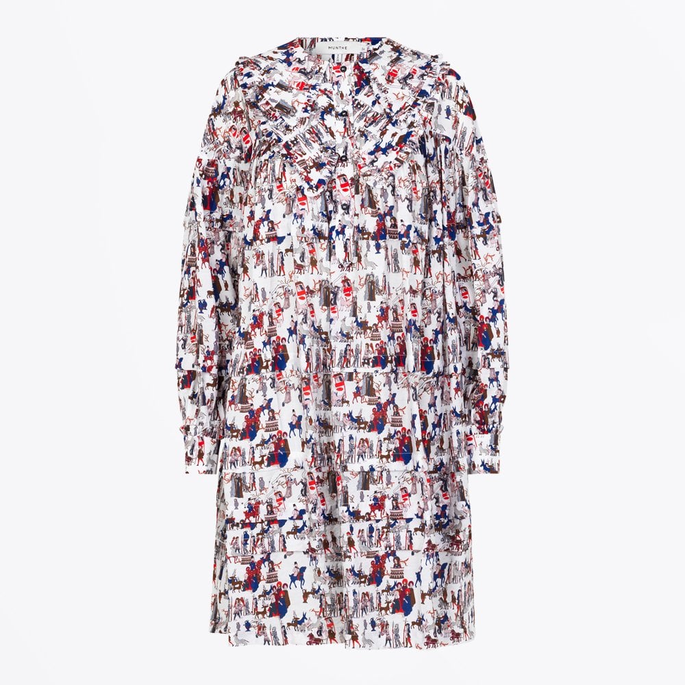 Munthe Nestlia - Printed Babydoll Dress - Multi