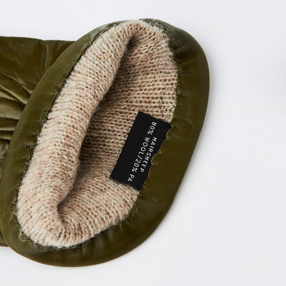 - Elisabeth - Leather Glove - Green