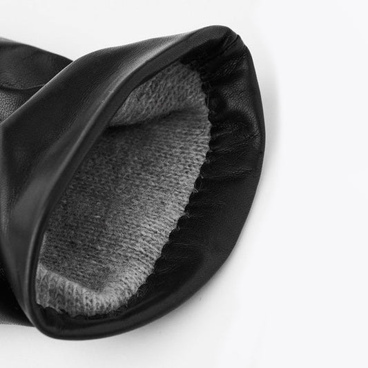 - Elisabeth - Leather Glove - Black