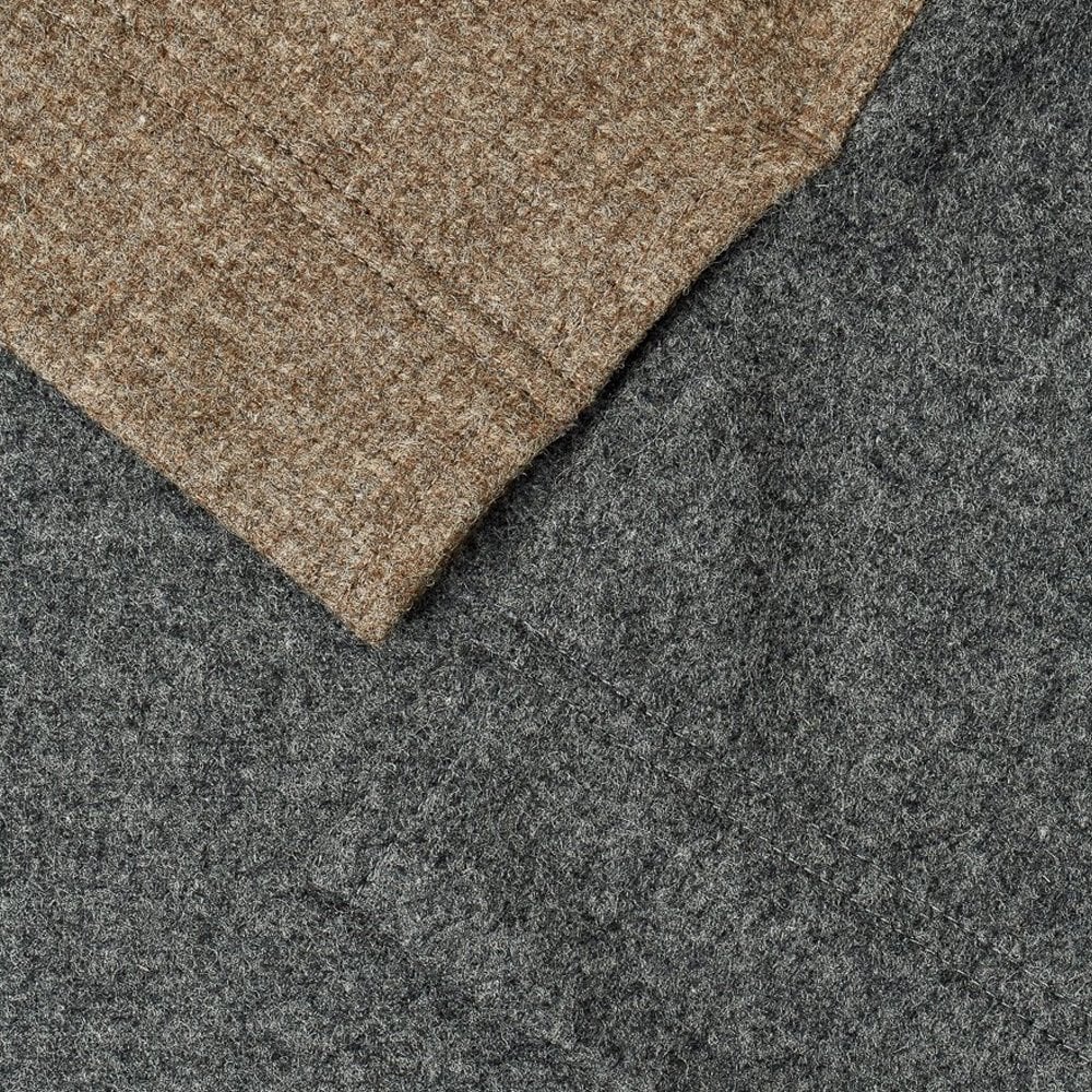 - Avery - Wool Overshirt - Beige/Grey