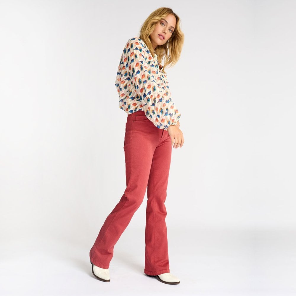 - 'Winks and Kisses' Print Top - Ivory