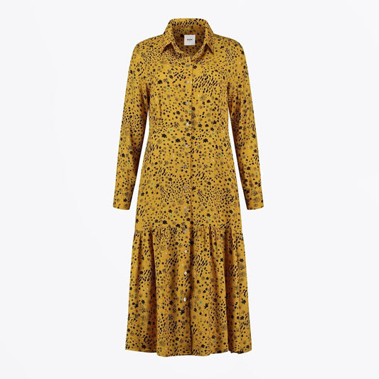- City Charms Midi Dress - Yellow