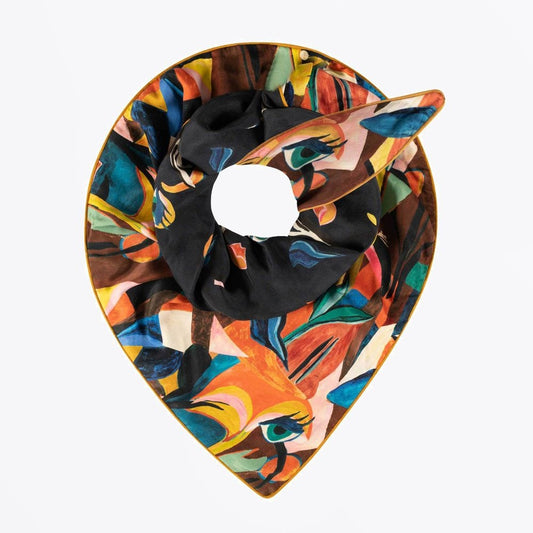 - Abstract Print Shawl - Multi