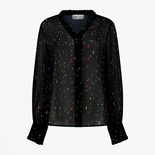 - 'Party Pops' Blouse - Black