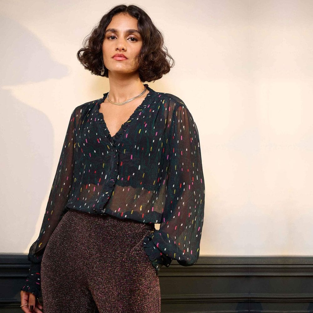 - 'Party Pops' Blouse - Black