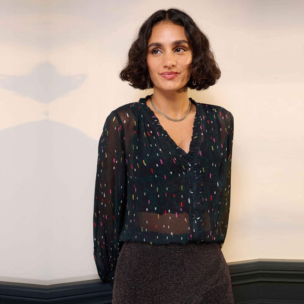 - 'Party Pops' Blouse - Black