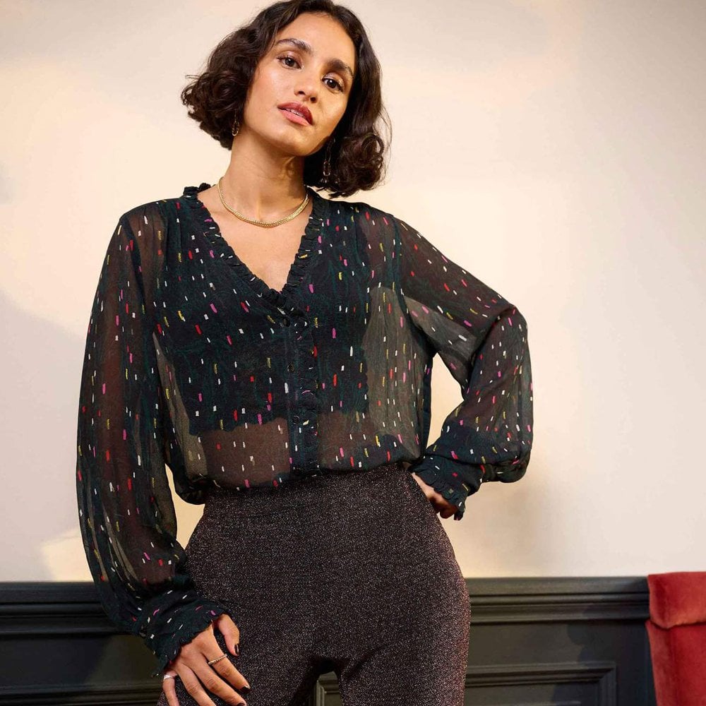 - 'Party Pops' Blouse - Black