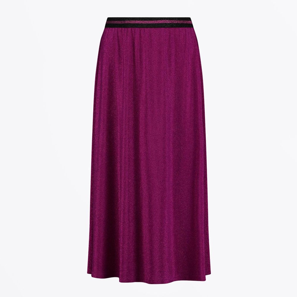 Pom Metallic Shimmer Skirt - Pink