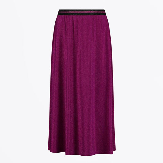 Metallic Shimmer Skirt - Pink