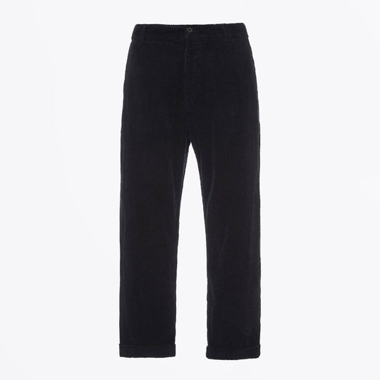 - Cotton Corduroy Chinos - Black
