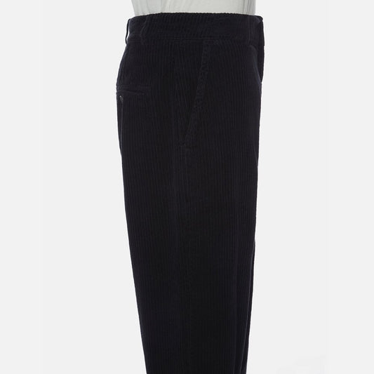 - Cotton Corduroy Chinos - Black