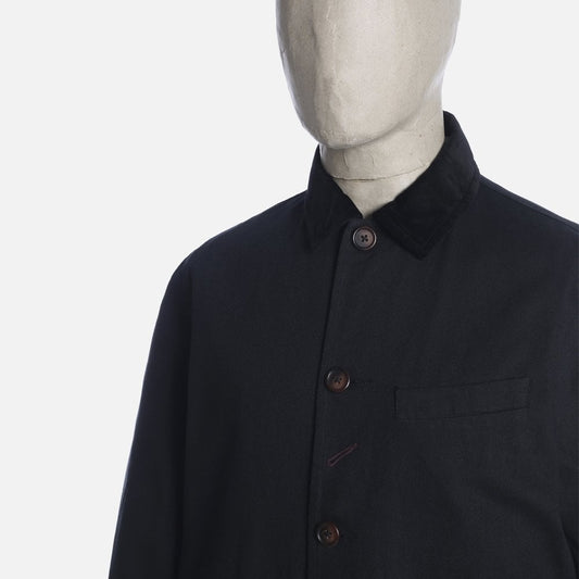 - Cotton Twill Jacket - Black