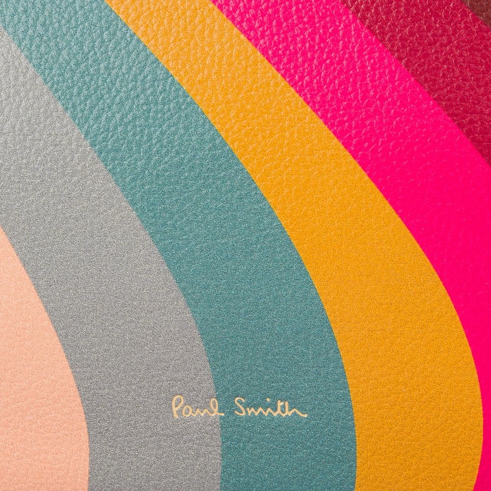 - 'Swirl' Print Leather Hobo Bag - Multi