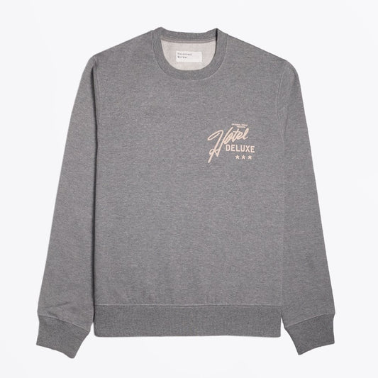 - Crew Neck Logo Sweatshirt - Grey