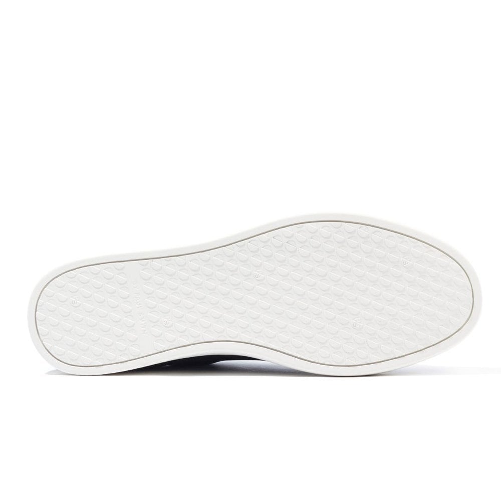 - Perforated Leather 'Lee' Trainers - Black