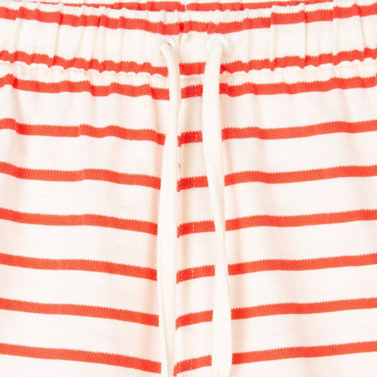 - Stripe Shorts - Off-White