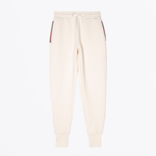 - Women's Stripe Cotton Sweatpants - Off-White
