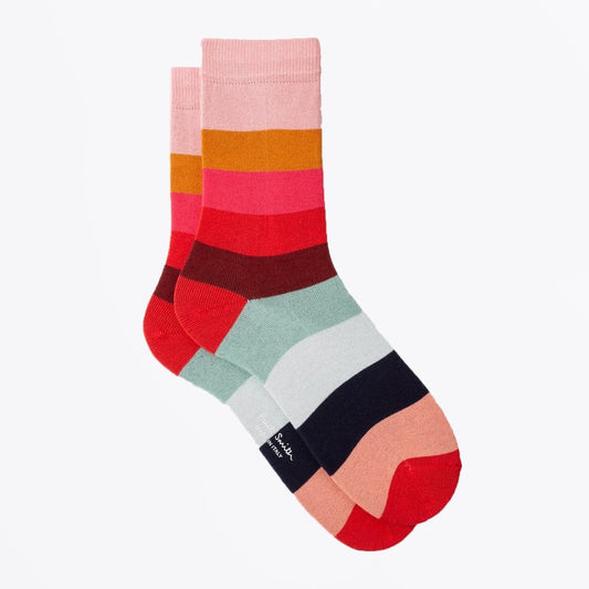 - Women's Isla 'Swirl' Stripe Socks - Multi