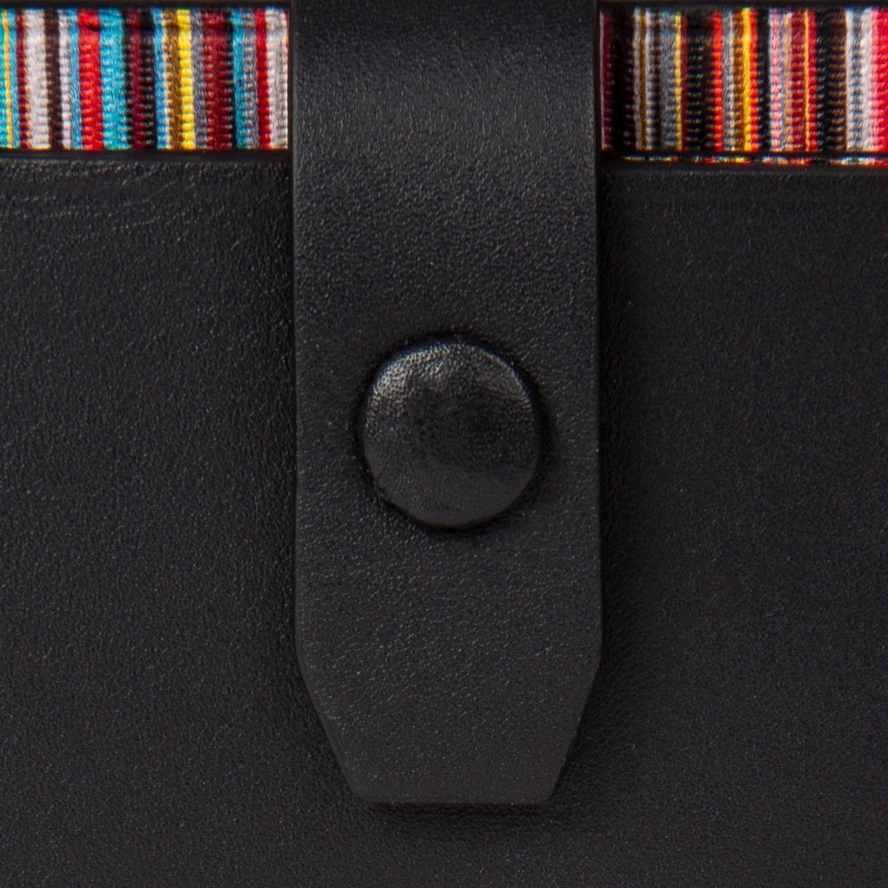 Leather Credit Card Holder - Black