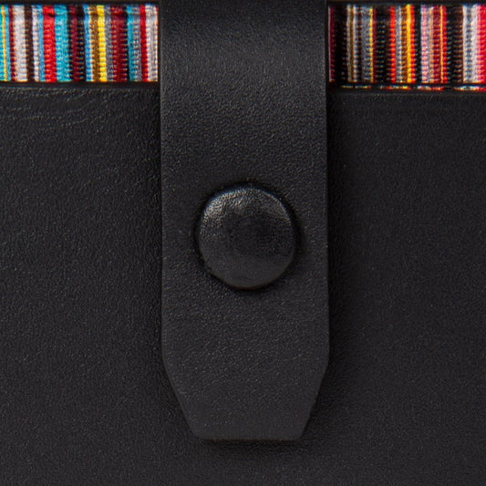 Leather Credit Card Holder - Black
