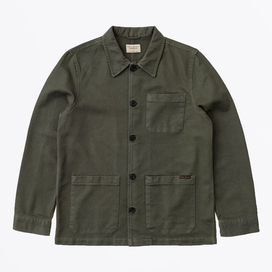 - Barney - Worker Jacket - Olive Green