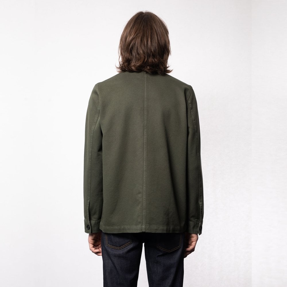 - Barney - Worker Jacket - Olive Green